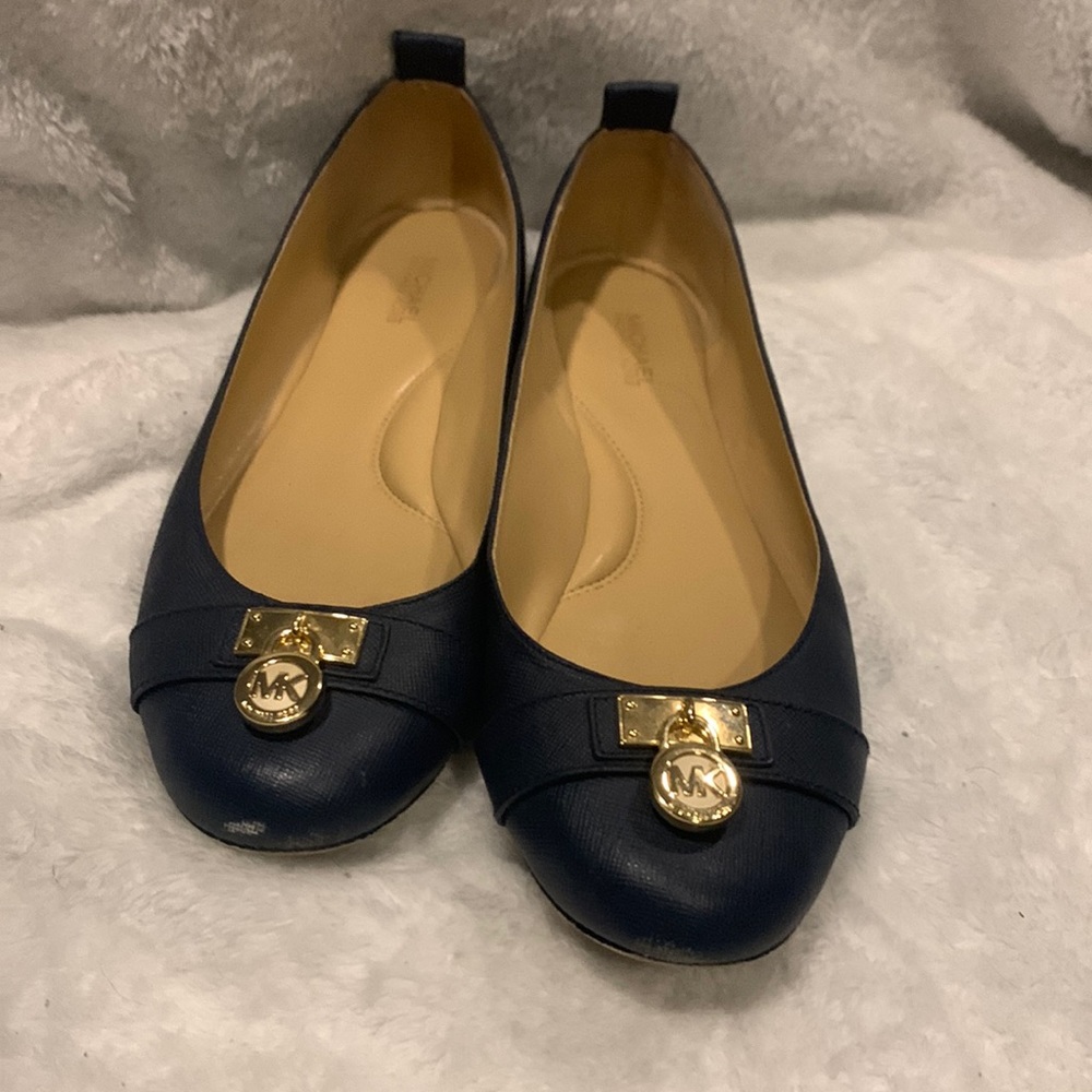 Michael Kors navy flats size 8.5